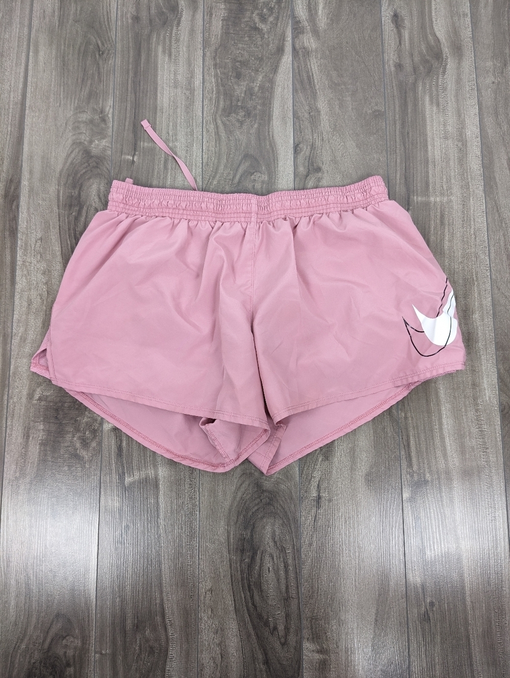 Nike Women's Running Shorts Pink Lined Size Large